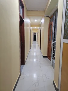 Clean corridors at Korogwe Comfort Hotel well-maintained facilities