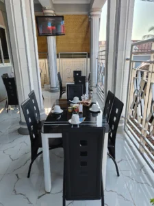 On-site restaurant at Korogwe Comfort Hotel serving local and international cuisine